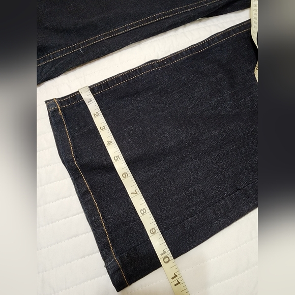 Lane Bryant Stretch Genius Fit Jeans Bootcut Size 16 regular dark - Picture 9 of 10